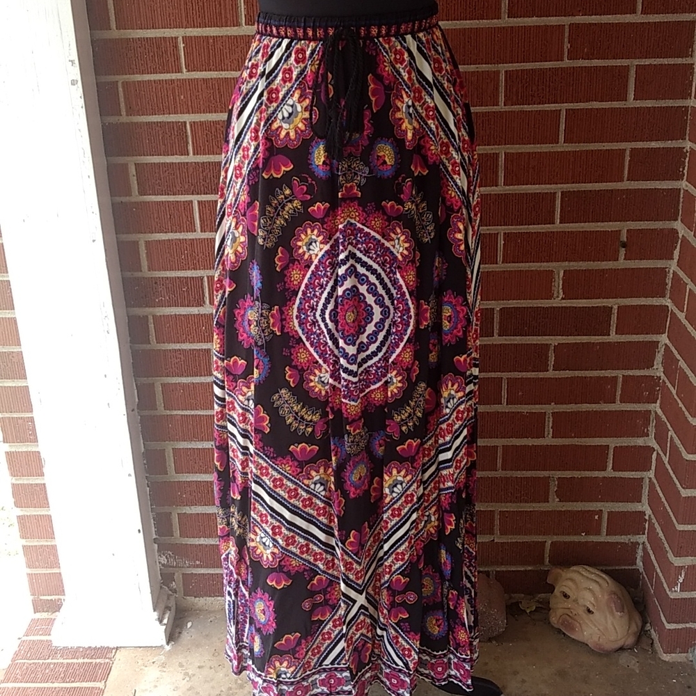 Long Flowing Boho Skirt by Flying Tomato